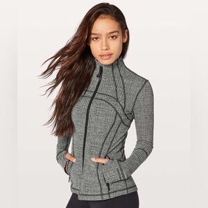 Lululemon New Size 10 Define Jacket
Ritual Jacquard Luon Black White